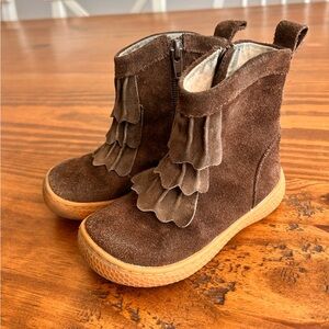 Livie & Luca Brown Toddler Boots, size 7
